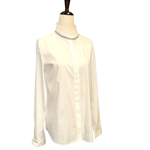 Fabiana Filippi White Button Down - Picture 1 of 6